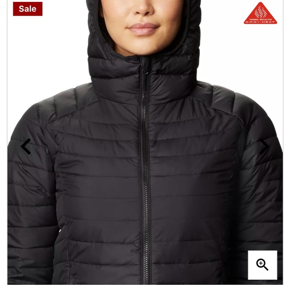 Women's Columbia Omni White out Black Quilted Jacket size medium - Picture 4 of 10
